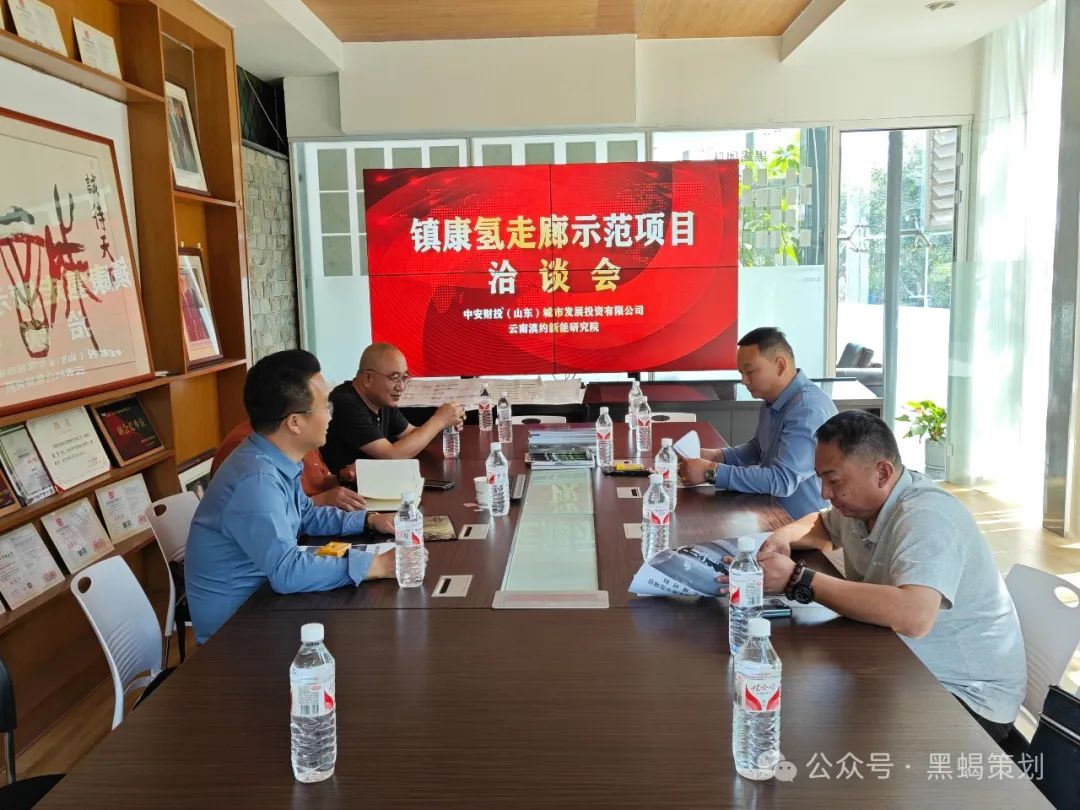 中安财投到黑蝎策划洽谈氢走廊示范项目